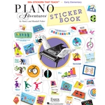 Piano Adventures Sticker Book Piano