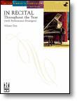 In Recital® Throughout the Year (with Performance Strategies) Volume One, Book 4 Piano