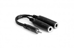 Hosa YMP-233 3.5mm TRS to Dual 1/4" TRSF