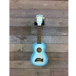 Makala Dolphin Soprano Uke w/Bag - Light Blue