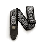 Ernie Ball Gold and Black Paisley Jacguard Guitar Strap