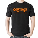 Orange Shirt - Whiskey Black Large
