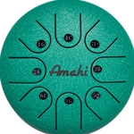 Amahi 6" Tongue Drum - Green w/Bag & Mallets