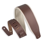 Levy's 3" Leather Strap, Brown/Cream