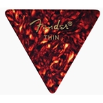 Fender Triangle Pick, Thin, Shell, Bag of 72