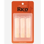 Rico Bass Clarinet Reed 3 Pack - 2.0