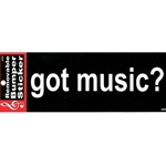 Got Music? Bumper Sticker