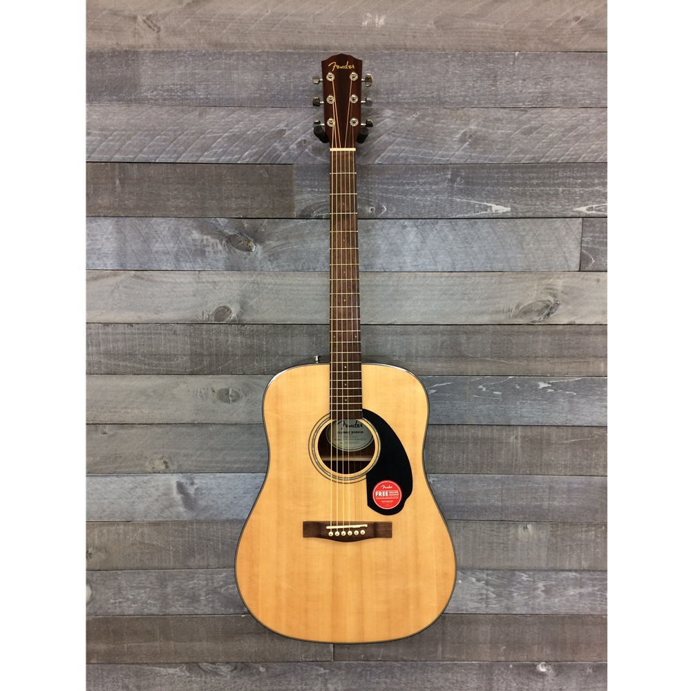 Piccolo's Music - Fender CD-60 Acoustic w/Case - Natural