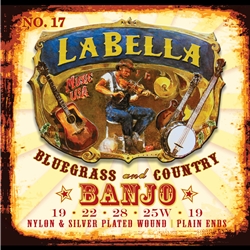 La Bella 5 String Banjo Nylon Set