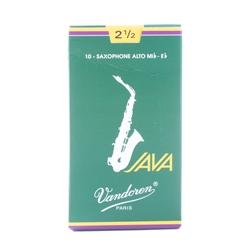 Vandoren Alto Sax Java #2 1/2 - Box of 10