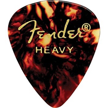 Fender Standard Celluloid Pick, Heavy, Bag of 144