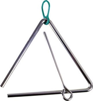 Trophy 3516 6" Steel Triangle w/Striker
