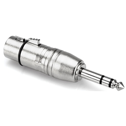 Hosa GXP-143 XLRF to 1/4" TRSM Adaptor