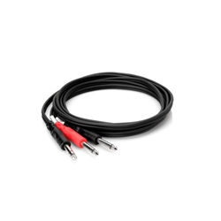 Hosa STP-203 Insert Cable 1/4 TRS to Dual 1/4 TS - 10'