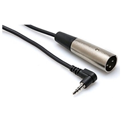 Hosa XVM-115M XLRM to 35mmTRSM Cable