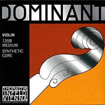 Dominant 135B Violin 4/4 Medium Strings - w/129 E