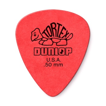 Pick,Tortex,.50 Red Bag of 72, Dunlop