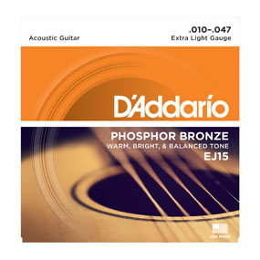 D'addario EJ15 Acoustic Extra Light