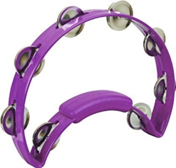 RhythmTech Solo Tambourine - Purple