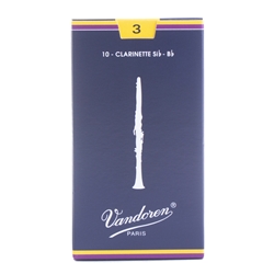 Vandoren Clarinet Reed #3 - Box of 10