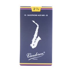 Vandoren Alto Sax Reed #2 1/2 - Box of 10