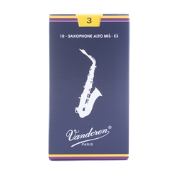Vandoren Alto Sax Reed #3 - Box of 10