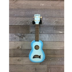 Makala Dolphin Soprano Uke w/Bag - Light Blue