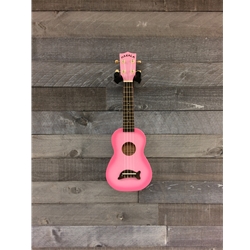 Makala Dolphin Soprano Uke w/Bag - Pink