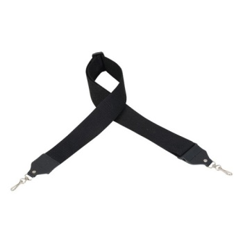 Levy's Cotton Banjo Strap, Black w/hooks