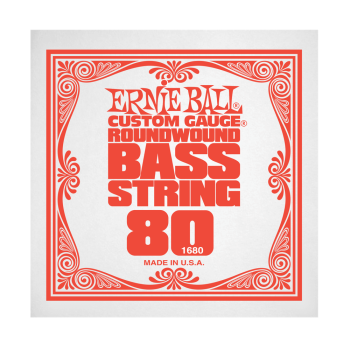 Ernie Ball .080 Nickel Wound Electric Bass String Single