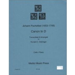 Pachelbel Canon in D for Cello/Piano