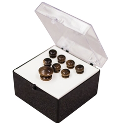 Martin Bridge & Endpin Set - Plain Ebony