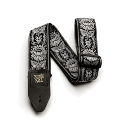 Ernie Ball Gold and Black Paisley Jacguard Guitar Strap