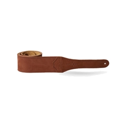 Taylor Gemstone Strap, Sanded Suede, Med Brown 2.5"