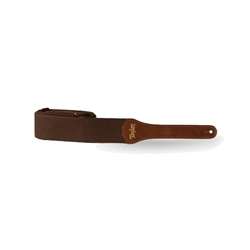 Taylor GS Mini Strap, Choc Brn Cotton 2"