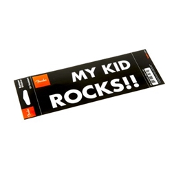 Fender My Kid Rocks!! Bumper Sticker