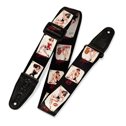 Levy's Printed Guitar Strap - Pinups