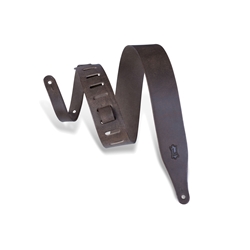 Levy's 2.5" Veg-Tan Leather Guitar Strap