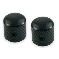 WD Brass Dome Knob Pair - Black