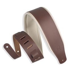 Levy's 3" Leather Strap, Brown/Cream