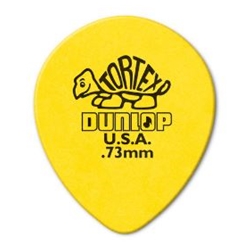 Dunlop Tortex Teardrop Pick .73 72 Pack