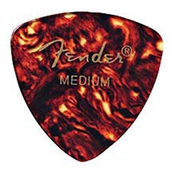 Fender Rounded Triangle Pick, Medium, Shell, Bag of 72