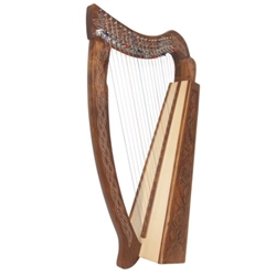 Roosebeck Pixie Harp 19-string with Chelby Levers