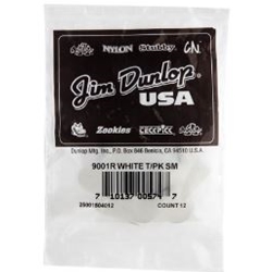 Dunlop White Thumbpick, Small, Bag of 12