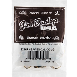 Dunlop Heavies Calico Thumbpick, Large, Bag of 12