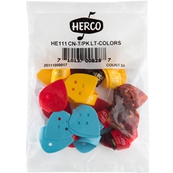 Herco Flat Thumbpick, Light, Bag of 24