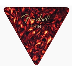 Fender Triangle Pick, Thin, Shell, Bag of 72