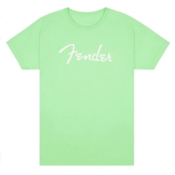Fender Spaghetti Logo Shirt Surf Green-XXLarge