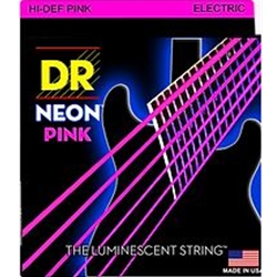 DR Neon Pink Medium Electric Strings 10-46