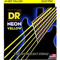 DR Neon Yellow Light Electric Strings 9-42